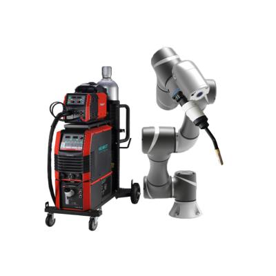 China Robots colaborativos Cobot de TM TM5-700 que suelda con autógena con la soldadora y la antorcha de TBI para Mig Mag Tig Automatic Welding Robot en venta