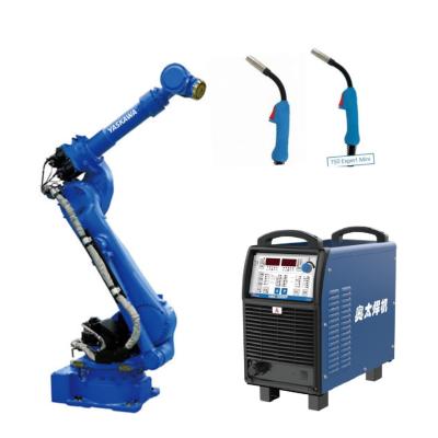 China Yaskawa SP165 Spot Welding Robot Arm With AOTA Welder Payload 165kg Reach 2702mm for sale