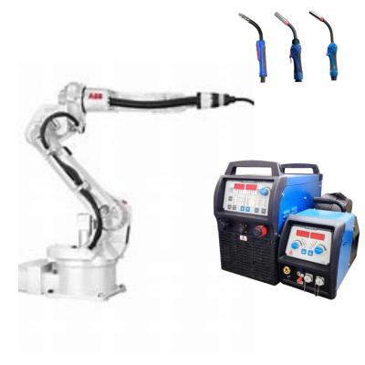 China ABB IRB 2600ID Welding Robot Arm Payload 15kg Reach 1850mm With AOTAI Welder And BINZEL Air-Cooled MIG Guns for sale