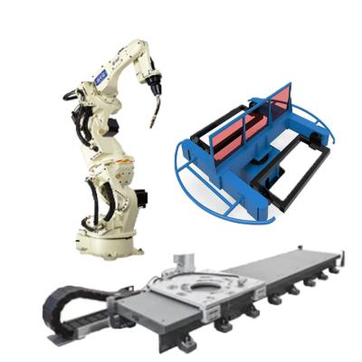 China automatic welding robot FD-B4S 7 axis other welding equipment robot and 3 axis postioner and robot linear tracker à venda