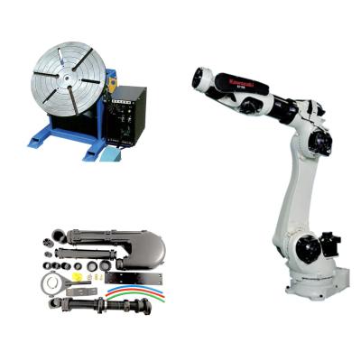 China 6 axis payload 200KG reach 2597mm KAWASAKI BX200L robot arm with manipulator and pipeline package for sale