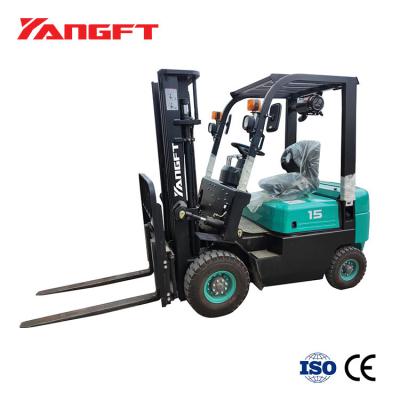 China Forklift 1.5 Ton Truck With 2 Stage 3 Meters Mast For Warehouse for sale