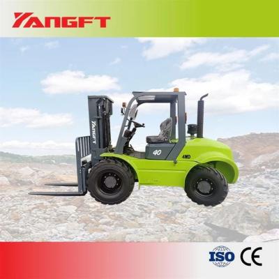 China 4 Tons 4WD Rough Terrain Fork Lifts FD40-F 4000KG for sale
