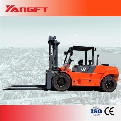 China 12 Tons Forklift Diesel CPCD120 Diesel Operated Forklift for sale