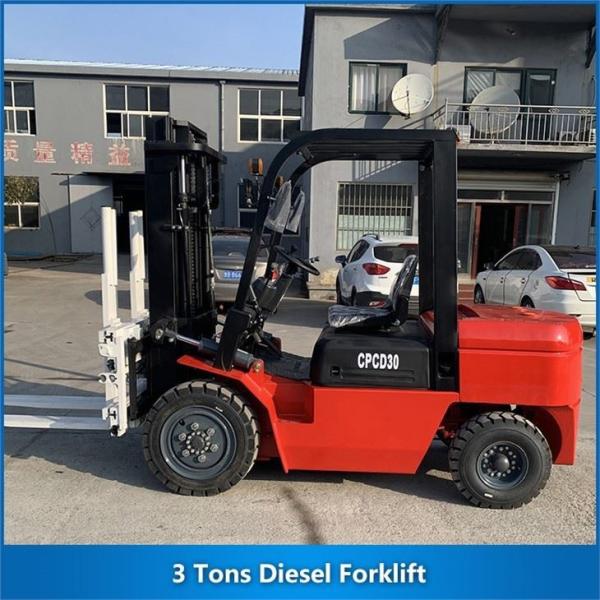 Quality 3 Tons Diesel Forklift Diesel Operated Forklift 3000KG for sale