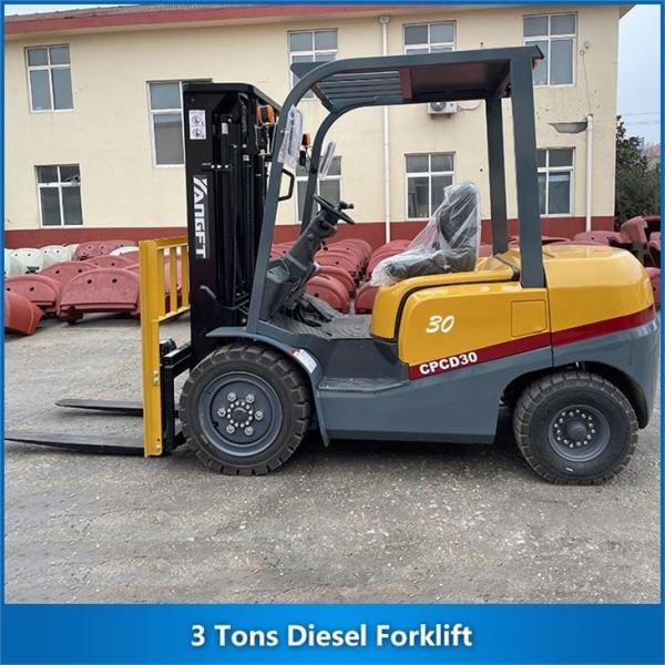 Quality 3 Tons Diesel Forklift Diesel Operated Forklift 3000KG for sale