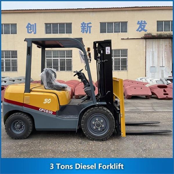 Quality 3 Tons Diesel Forklift Diesel Operated Forklift 3000KG for sale