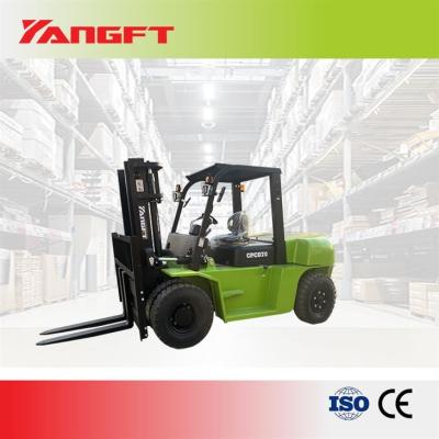 China Dieselforklift 7000 kg CPCD70 7 ton Forklift Te koop
