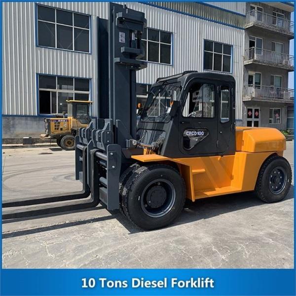 Quality 10 Tons Diesel Forklift 10000KG CPCD100 Forklift for sale