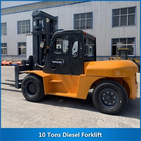 Quality 10 Tons Diesel Forklift 10000KG CPCD100 Forklift for sale
