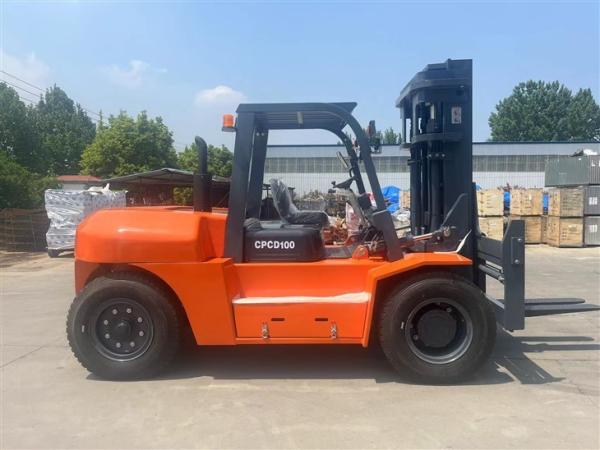 Quality 10 Tons Diesel Forklift 10000KG CPCD100 Forklift for sale