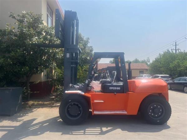 Quality 10 Tons Diesel Forklift 10000KG CPCD100 Forklift for sale