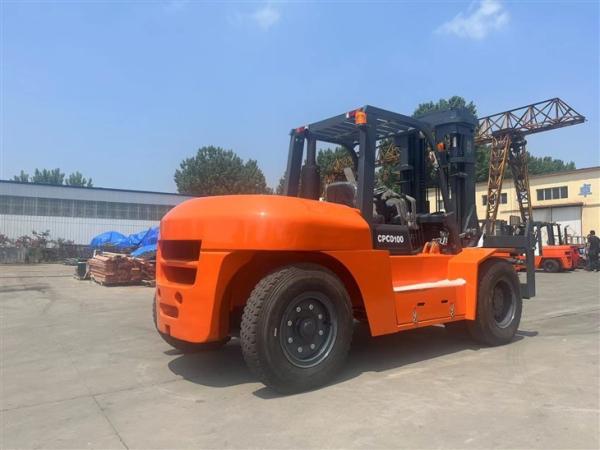 Quality 10 Tons Diesel Forklift 10000KG CPCD100 Forklift for sale