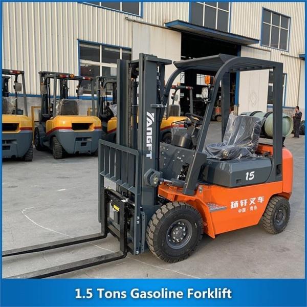 Quality 1.5 Tons Gasoline Forklift 1500KG Gasoline Powered Forklift for sale