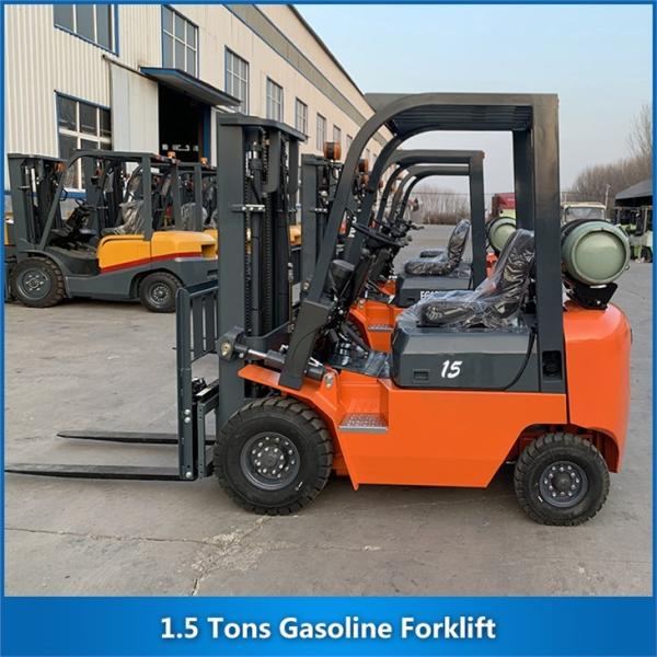 Quality 1.5 Tons Gasoline Forklift 1500KG Gasoline Powered Forklift for sale