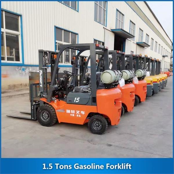 Quality 1.5 Tons Gasoline Forklift 1500KG Gasoline Powered Forklift for sale