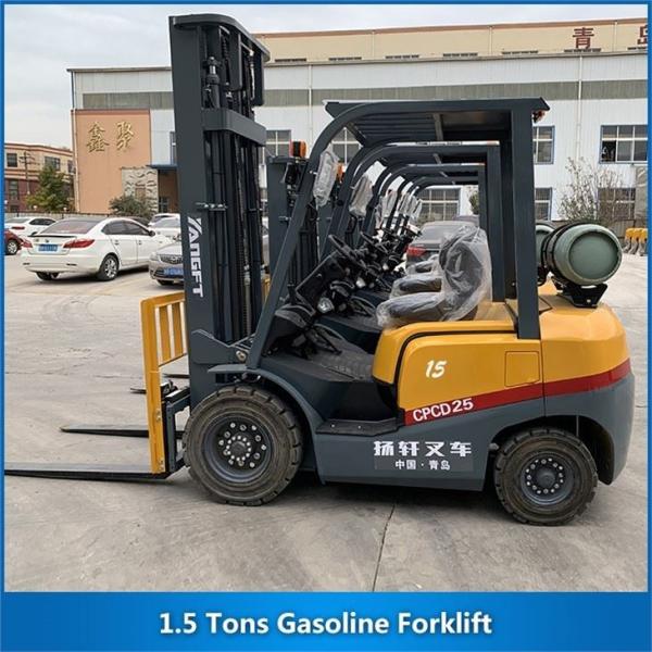 Quality 1.5 Tons Gasoline Forklift 1500KG Gasoline Powered Forklift for sale