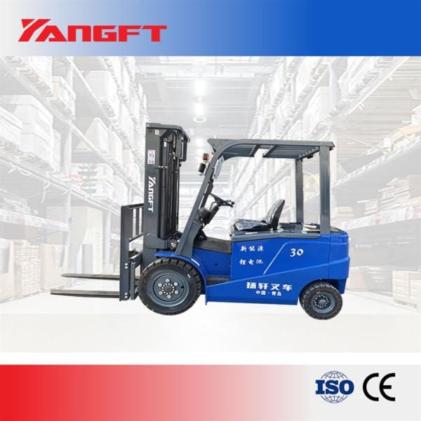 Quality 3 Tons Lithium Electric Powered Forklift CPD30 3000KG for sale