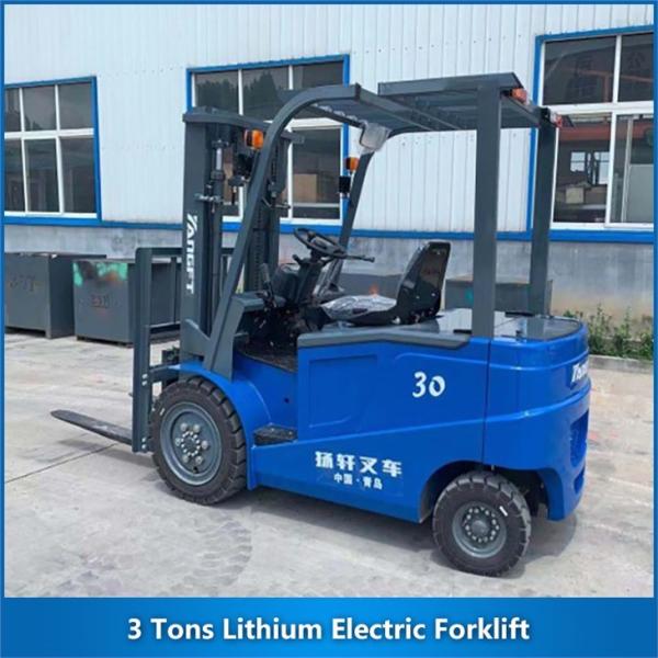 Quality 3 Tons Lithium Electric Powered Forklift CPD30 3000KG for sale