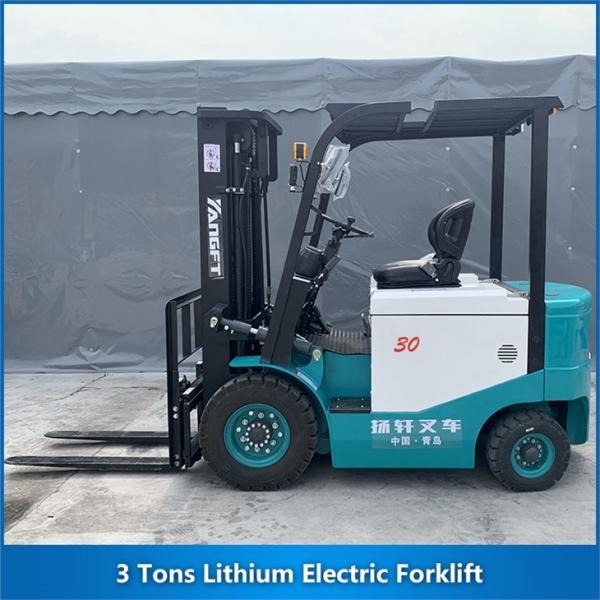 Quality 3 Tons Lithium Electric Powered Forklift CPD30 3000KG for sale