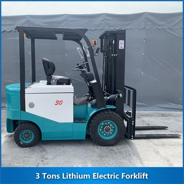 Quality 3 Tons Lithium Electric Powered Forklift CPD30 3000KG for sale