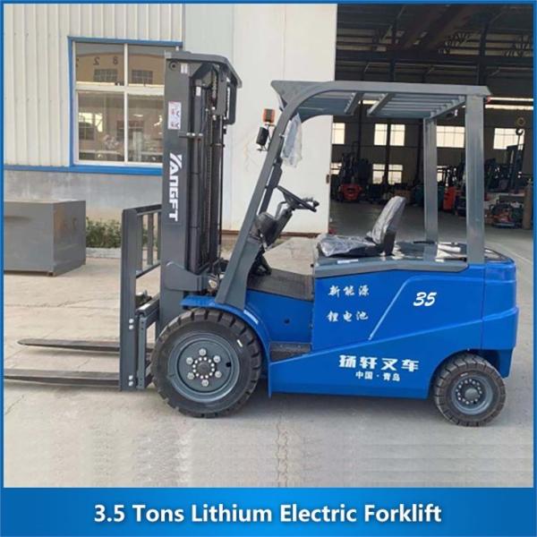 Quality 3.5 Tons Lithium Electric Forklift CPD35 3500KG for sale