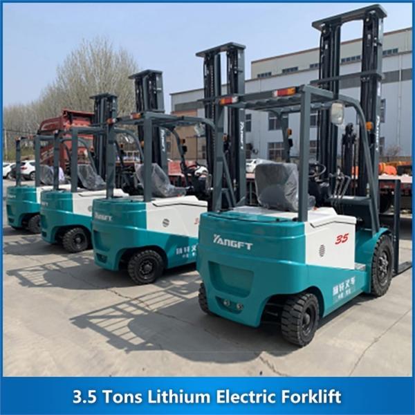 Quality 3.5 Tons Lithium Electric Forklift CPD35 3500KG for sale