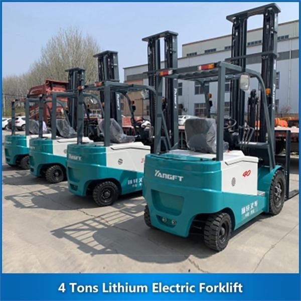 Quality 4 Tons Lithium Electric Power Forklift CPD40 4000KG for sale