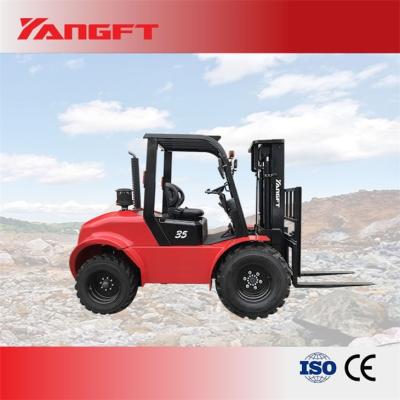 China FD35-S 3.5 Tons 2WD Rough Terrain Forklift 3500KG for sale
