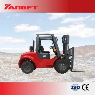 China 4 Tons 2WD Rough Terrain Forklift FD40-S 4000KG for sale