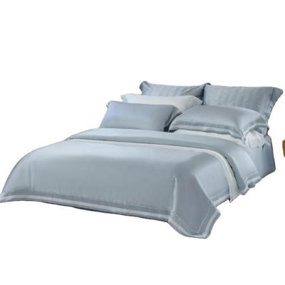 China 60s Contagem de tecido 3 peças Conjunto para quarto Conjunto de roupa de cama dupla personalizável à venda