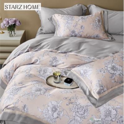 China Tejidos para el hogar de lujo Floral Impreso 100% de algodón sábanas de cama Conjunto con en estilo sencillo en venta