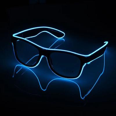 China Óculos luminosos Blinds Glow Óculos de sol para festa Bar Flash LED Light Toys Easy à venda