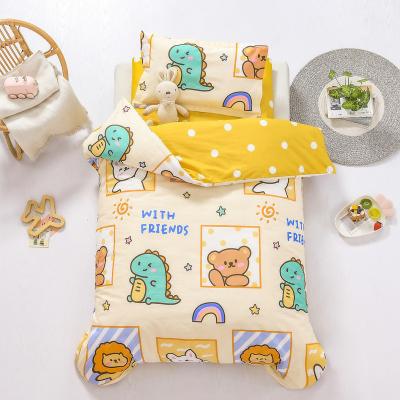 China Customized Services Strength 100% Cotton Designer Bedding Sets for Nursery School Kids for sale