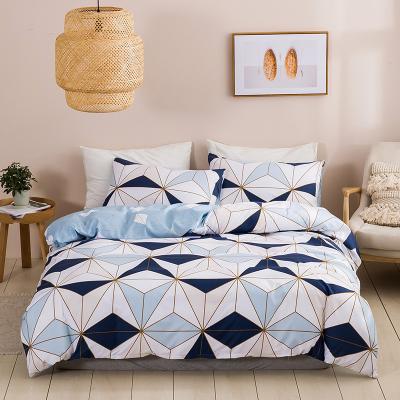 China Conjuntos de cama impresos digitales personalizados Cubierta de edredón ligera Hoja de cama Hoja de cama Set de ropa de cama en venta