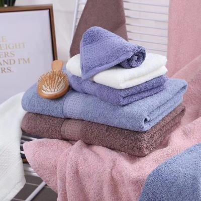 China Hotel Home and Hospital All Age Group Cotton Quick Dry Bath Towel Set Customize Logo for sale