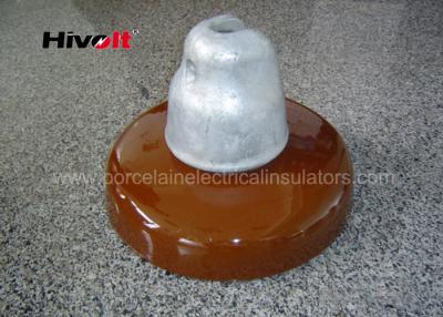 China Ceramic Disc Type Insulator , Porcelain Products Insulators Anti Fog for sale