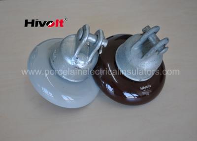 China ANSI 52-1 Porcelain Suspension Insulator Anti Fog OEM / ODM Available for sale
