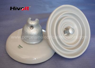China ANSI 52-3 White Disc Suspension Insulator For Distribution Power Lines for sale