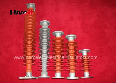 China 35kV ~ 66 KV Station Post Insulators / Solid Core Post Insulators Red Color for sale