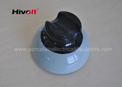 China 55-5 Grey Color High Voltage Ceramic Insulators With Porcelain Thread for sale