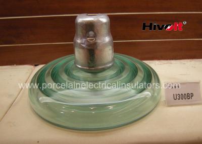 China High Voltage Glass Insulators , Cap And Pin Power Line Glass Insulators U300BP for sale