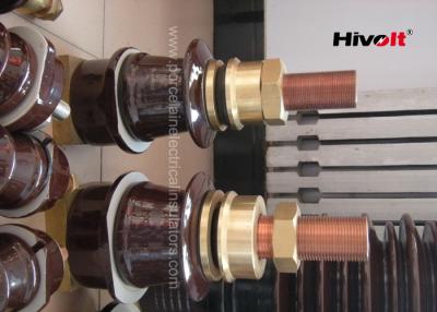 China Color de alto voltaje 1kV 2000A de Brown de los bujes del transformador de la porcelana al aire libre en venta