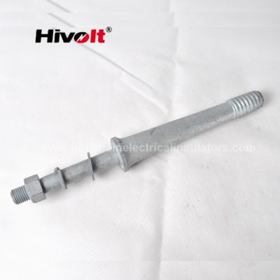 中国 BS標準的な33kV Pinのタイプ絶縁体のための調節された長さの大きい鋼鉄ヘッド紡錘 販売のため
