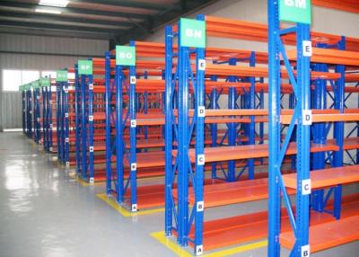 China 55mm Pitch Medium Duty Shelving Storage Racks Spare Parts Galvanised Finish for sale