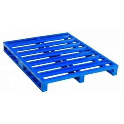 China OEM Galvanized Stackable Steel Pallets 2 Entery Way Fire Resistance for sale
