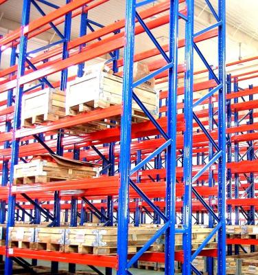 China Powercoating Steel Very Narrow Racking Systems Aisle Heavy Duty for sale