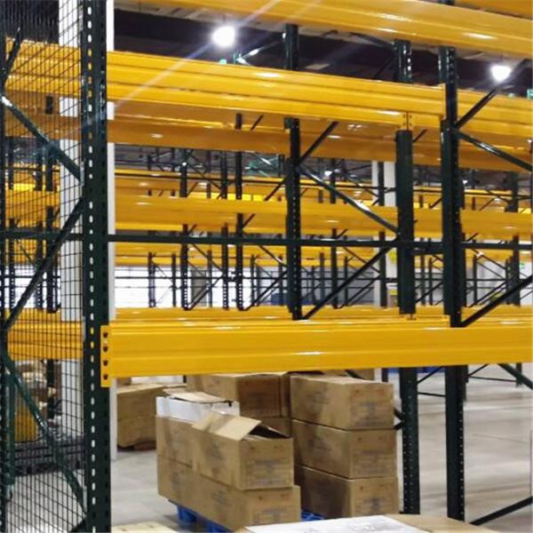 Quality 1000KG Heavy Duty Selective Pallet Racking Shelving Mold Storage Yellow Blue for sale