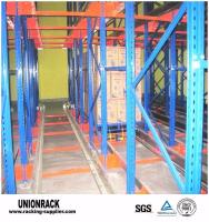 Quality ODM Radio Shuttle Pallet Racking Cold Rolled Steel Racks For Warehouse for sale