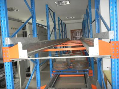Cina 1000 kg sistema di scaffalature per pallet da navetta Acciaio industriale per magazzino in vendita